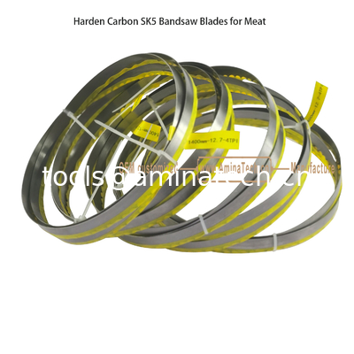 Harden Carbon SK5 Bandsaw Blades for Meat Size:1400mmx12.7x4T supplier