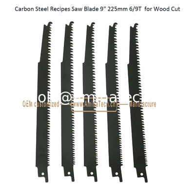 Carbon Steel Recipes Saw Blade 9" 225mm 3/9TPI  for Wood Cut,Reciprocating,Power Tools supplier