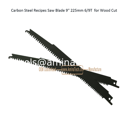 Carbon Steel Recipes Saw Blade 9" 225mm 3/9TPI  for Wood Cut,Reciprocating,Power Tools supplier
