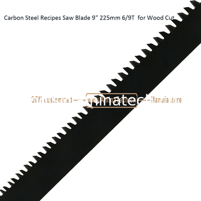 Carbon Steel Recipes Saw Blade 9" 225mm 3/9TPI  for Wood Cut,Reciprocating,Power Tools supplier