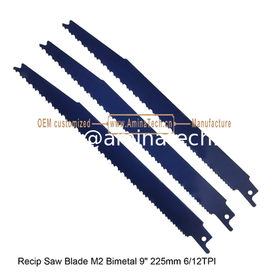 Recip Saw Blade M2 Bimetal 9" 225mm 6/12TPI ,Reciprocating ,power Tools supplier