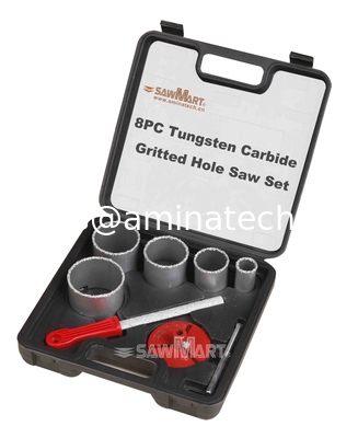 1-1/4 In. - 3-1/4 In. Carbide Grit Hole Saw Assorted Set 8 Pc supplier