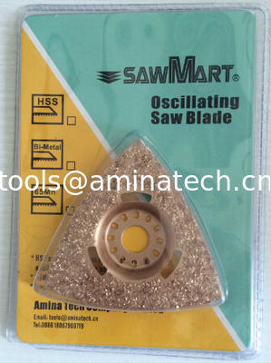 3-1/8" Triangular Carbide Rasp Multi Tool Blades Oscillating Saw supplier