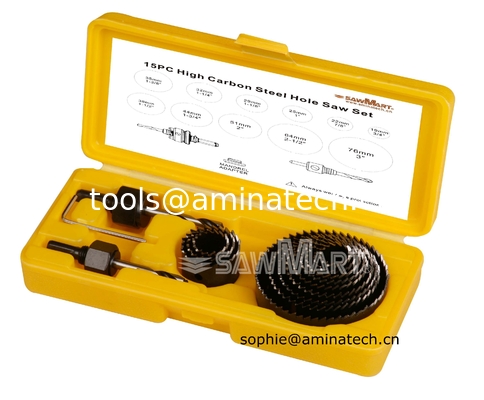 15PC High Carbon Steel Hole Saw Set supplier