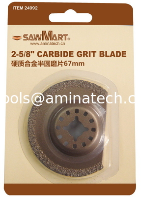 2-5/8 in. Carbide Grit Oscillating  Multi-Tool Half-Moon Blade supplier