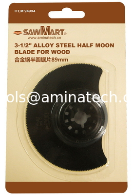 3-1/2 in. High Carbon Steel Multi-Tool Half-Moon Blade For Wood supplier