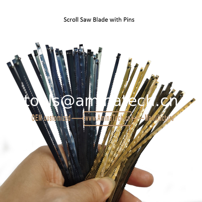 Scroll Saw Blade 153mmX3x14T/18T/24t Cutting wood,Plastic,Low-hardness metal supplier