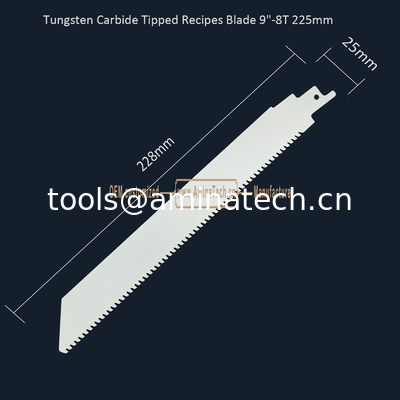 Tungsten Carbide Tipped Recipes Blade 9"-8T 225mm,Cutting Porous Concrete,Red Brick,Fiber Cement,Epoxy Resin supplier