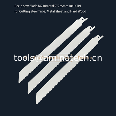 Recip Saw Blade M2 Bimetal 9" 225mm 10/14TPI  ,Reciprocating,Reverse Teeth supplier