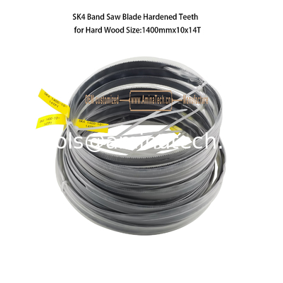 High Carbon SK4 Bandsaw Blades for Wood Working (Black Hardened) Size:1400mmx10x14T supplier