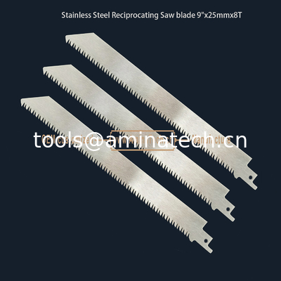Stainless Steel Reciprocating Saw blade 9"x25mmx8T,Cutting Wood,Frozen Meat,Bones supplier