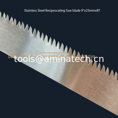 Stainless Steel Reciprocating Saw blade 9"x25mmx8T,Cutting Wood,Frozen Meat,Bones supplier