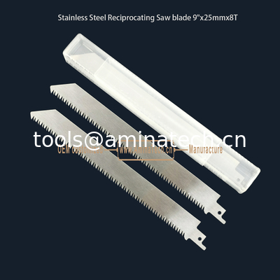 Stainless Steel Reciprocating Saw blade 9"x25mmx8T,Cutting Wood,Frozen Meat,Bones supplier