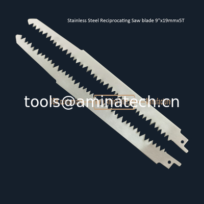 Stainless Steel Reciprocating Saw blade 9"x19mmx5T,Cutting Wood,Frozen Meat,Bones supplier