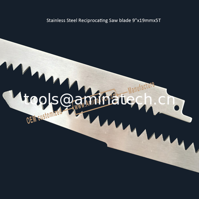 Stainless Steel Reciprocating Saw blade 9"x19mmx5T,Cutting Wood,Frozen Meat,Bones supplier