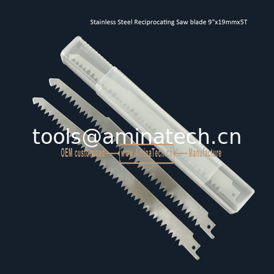 Stainless Steel Reciprocating Saw blade 9"x19mmx5T,Cutting Wood,Frozen Meat,Bones supplier