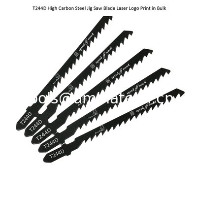 T244D Carbon Jig Saw Blade Laser Logo Print in Bulk size:100mmx6.5x6T, Cutting Woods,Reciprocating Saw Blade,Power Tools supplier