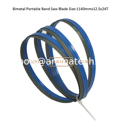 Bimetal Portable Band Saw Blade Size:1140mmx12.5x24T supplier