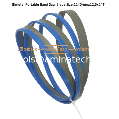 Bimetal Portable Band Saw Blade Size:1140mmx12.5x24T supplier