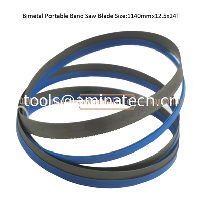 Bimetal Portable Band Saw Blade Size:1140mmx12.5x24T supplier