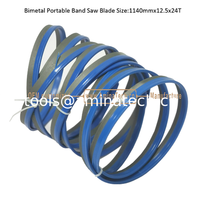Bimetal Portable Band Saw Blade Size:1140mmx12.5x24T supplier