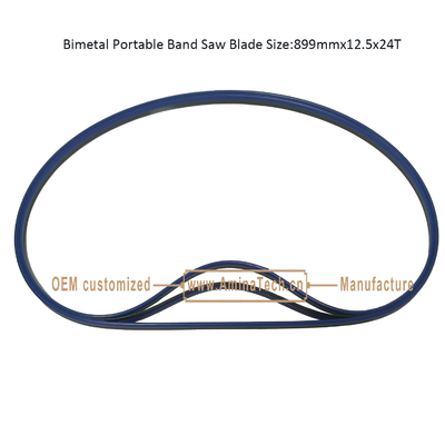 Bimetal Portable Band Saw Blade Size:899mmx12.5x24T supplier