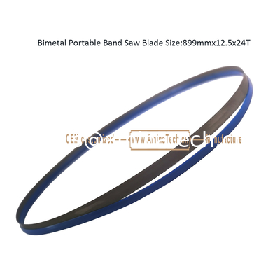 Bimetal Portable Band Saw Blade Size:899mmx12.5x24T supplier