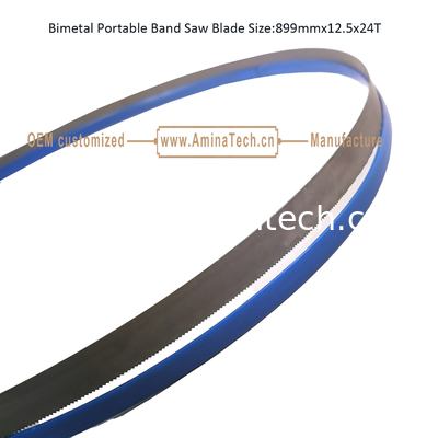 Bimetal Portable Band Saw Blade Size:899mmx12.5x24T supplier