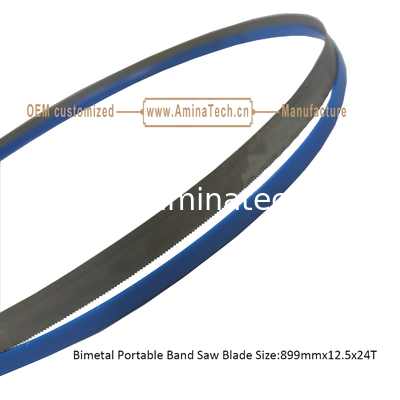 Bimetal Portable Band Saw Blade Size:899mmx12.5x24T supplier