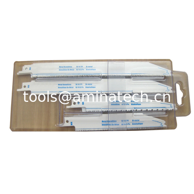 Reciprocating saw blade  set  8pc Bi-Metal Demolition blade wood,wood with nails 10/14TPI 6/12TPI supplier