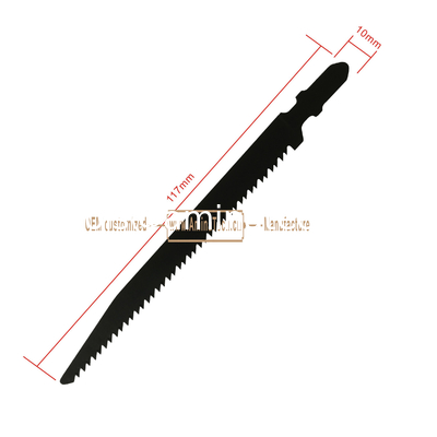T101BFR Carbon Steel Jig Saw Blade Reverse Teeth,Size:117mmx10x12T supplier