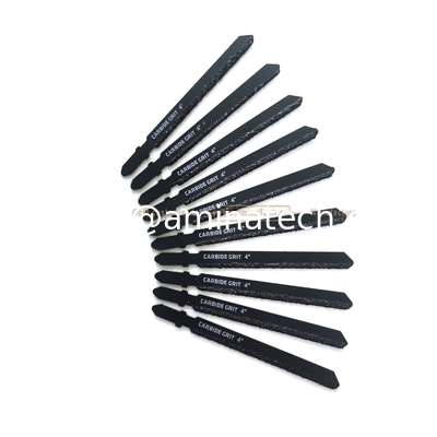 Tungsten Carbide Gritted Jig Saw Blade T-Shapc in Bulk 100mmX75x8,Grind tiles and clean up crevices,Reciprocating  Saw supplier