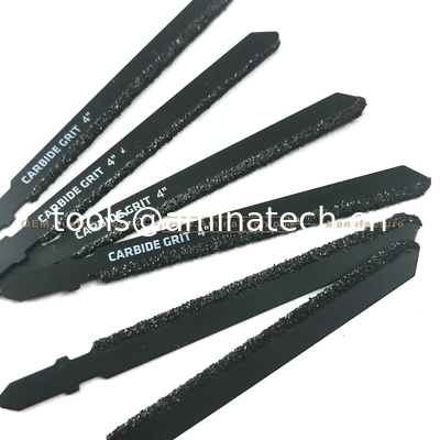 Tungsten Carbide Gritted Jig Saw Blade T-Shapc in Bulk 100mmX75x8,Grind tiles and clean up crevices,Reciprocating  Saw supplier