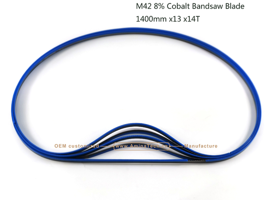 M42 8% Cobalt Bandsaw Blade   1400mm x13 x14T   For Cutting Both Wood and Steel Sheet supplier
