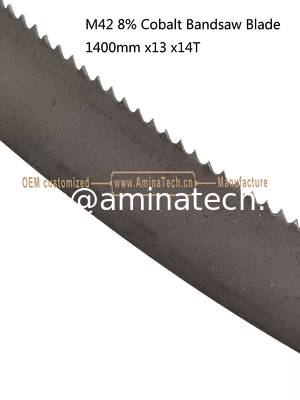 M42 8% Cobalt Bandsaw Blade   1400mm x13 x14T   For Cutting Both Wood and Steel Sheet supplier