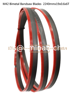 M42 Bimetal Bandsaw Blades  2240mmx19x0.6x6T Metal Cutting Band Saw supplier