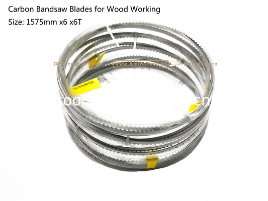 Aminatech Carbon Bandsaw Blades for Wood Working  Size: 1575mmx6x6T supplier