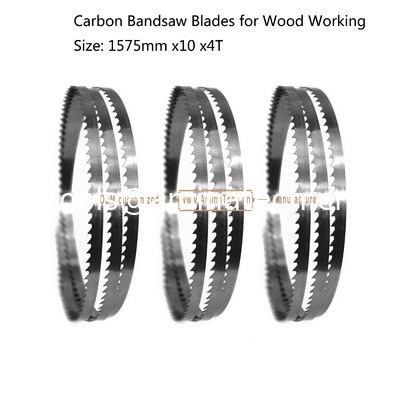 Carbon Band Saw Blades for Wood Working  Size: 1575mm x10 x4T supplier