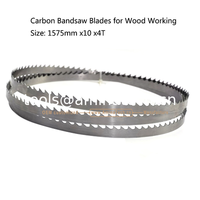 Carbon Band Saw Blades for Wood Working  Size: 1575mm x10 x4T supplier