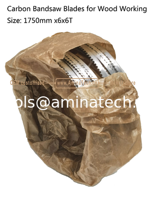 Aminatech Carbon Bandsaw Blades for Wood Working Size: 1750mmx6x6T supplier