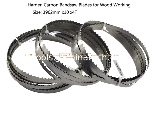 Harden Carbon Band Saw Blades for Wood Working  Size: 3962mm x10 x4T supplier
