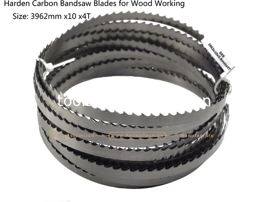 Harden Carbon Band Saw Blades for Wood Working  Size: 3962mm x10 x4T supplier