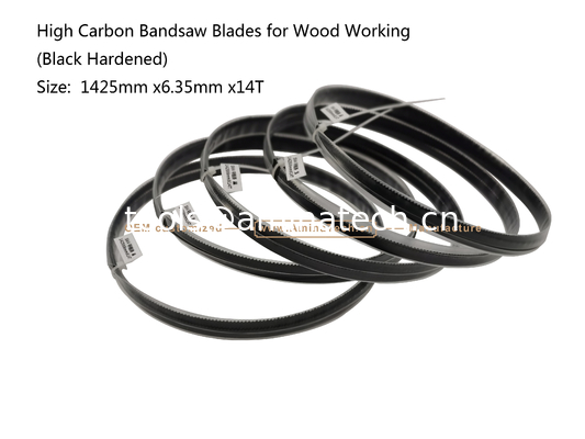 Aminatech High Carbon Bandsaw Blades for Wood Working (Black Hardened) Size:  1400/1425mm X6 X14T supplier