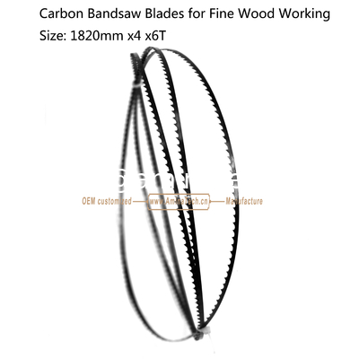 Carbon Bandsaw Blades for Fine Wood Working  Size: 1820mm x4x6T supplier