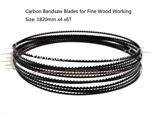 Carbon Bandsaw Blades for Fine Wood Working  Size: 1820mm x4x6T supplier