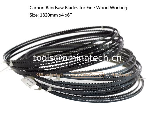 Carbon Bandsaw Blades for Fine Wood Working  Size: 1820mm x4x6T supplier