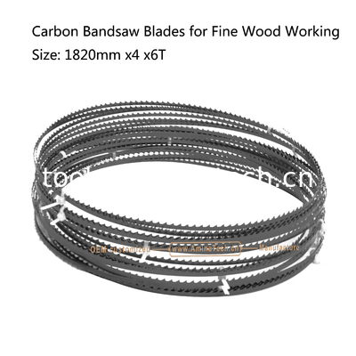 Carbon Bandsaw Blades for Fine Wood Working  Size: 1820mm x4x6T supplier