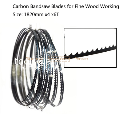 Carbon Bandsaw Blades for Fine Wood Working  Size: 1820mm x4x6T supplier