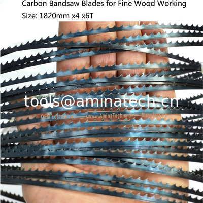 Carbon Bandsaw Blades for Fine Wood Working  Size: 1820mm x4x6T supplier