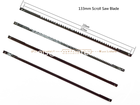 133mm Scroll Saw Blade Parts of power machine to cut Wood plyer or Carton supplier